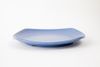 Dĩa Melamine Vuông Gân Nhám Xanh Dương - 3 Size