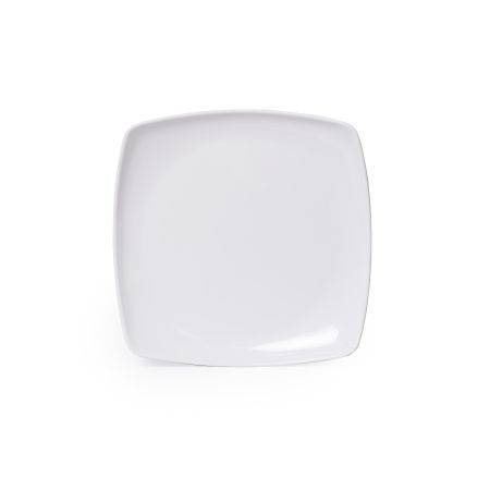 Dĩa Melamine Vuông Màu Trắng - 4 Size