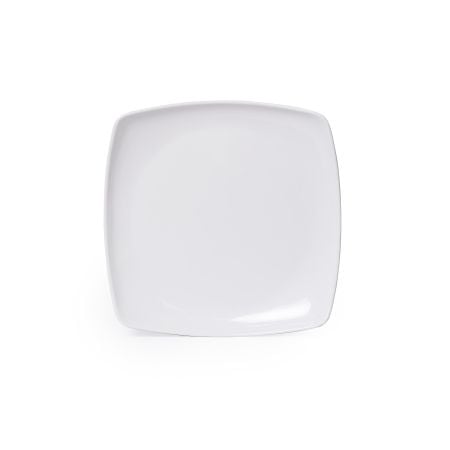 Dĩa Melamine Vuông Màu Trắng - 4 Size