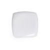 Dĩa Melamine Vuông Màu Trắng - 4 Size