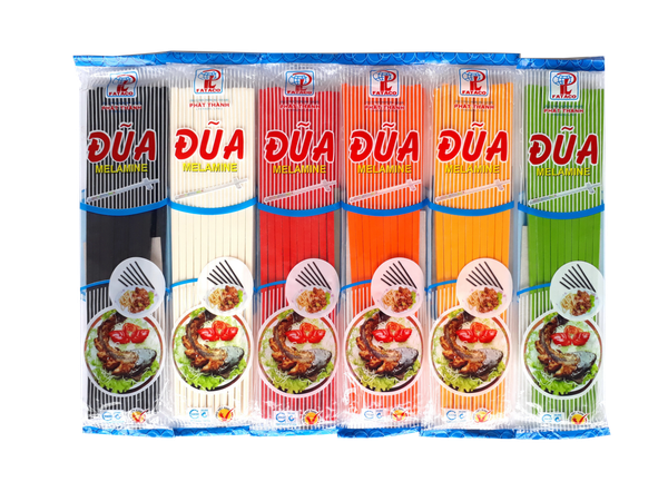 Đũa Nhựa Dài Nhiều Màu Siêu Rẻ