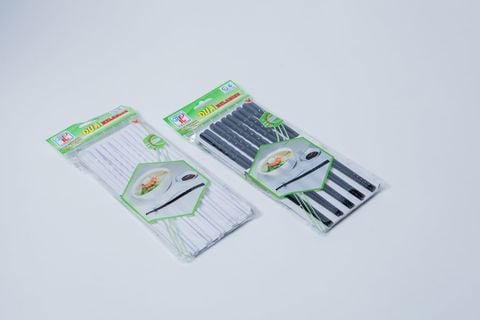 Đũa Nhựa Xoắn Ngắn 22Cm