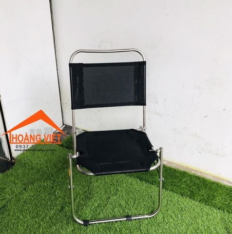 Ghế Cafe Inox Lưng Thấp Dầy 9 Zem