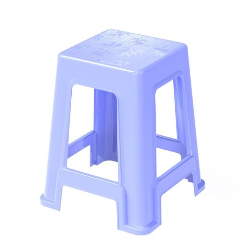 Ghế Nhựa Cao Chống Trượt Không Tựa, Nhiều Màu Duy Tân - 37,3 x 37,3 x 45,3cm