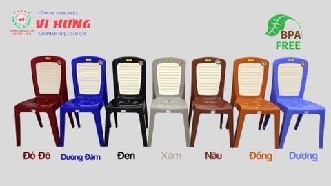 Ghế Dựa Đại 9 Sọc Vĩ Hưng Nhiều Màu Duy Tân