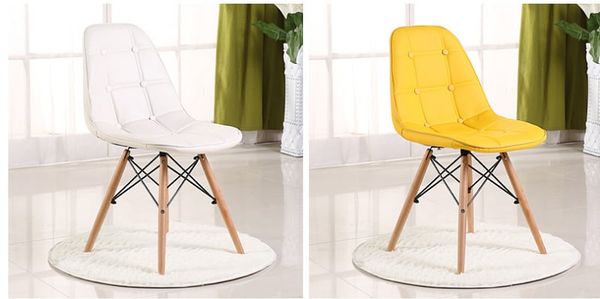 Ghế Eames Da Cúc Nhiều Màu