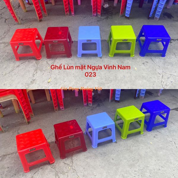 Ghế Lùn Mặt Ngựa Nhiều Màu Vinh Nam