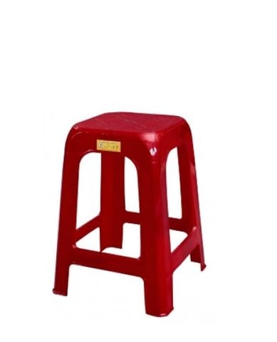 Ghế Nhựa Cao GH06 Fataco Màu Đỏ Đậm Cao Cấp