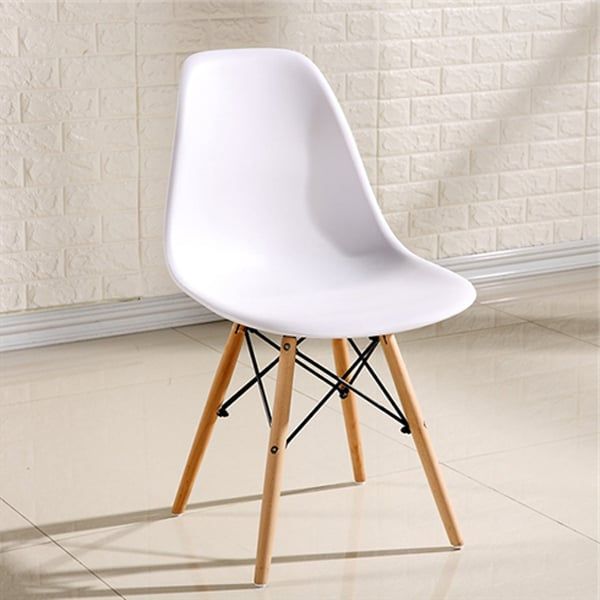 GHẾ NHỰA CHÂN GỔ EAMES