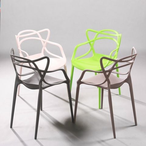 Ghế Nhựa Tựa Lưng Rop HV3008 Cao Cấp Nhiều Màu