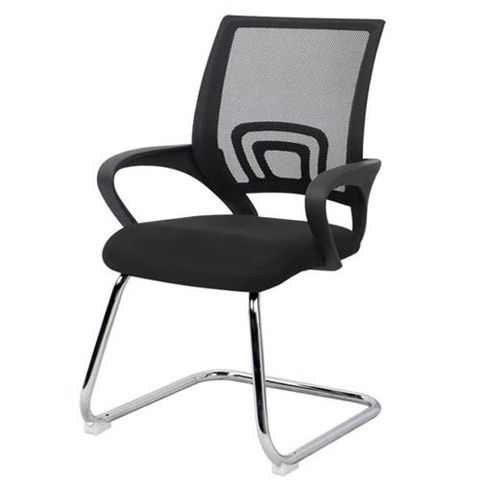 Ghế Văn Phòng Chân Quỳ Khung Inox Xi Vải Lưới, Ghế Nhân Viên - 60 x 60 x 100cm