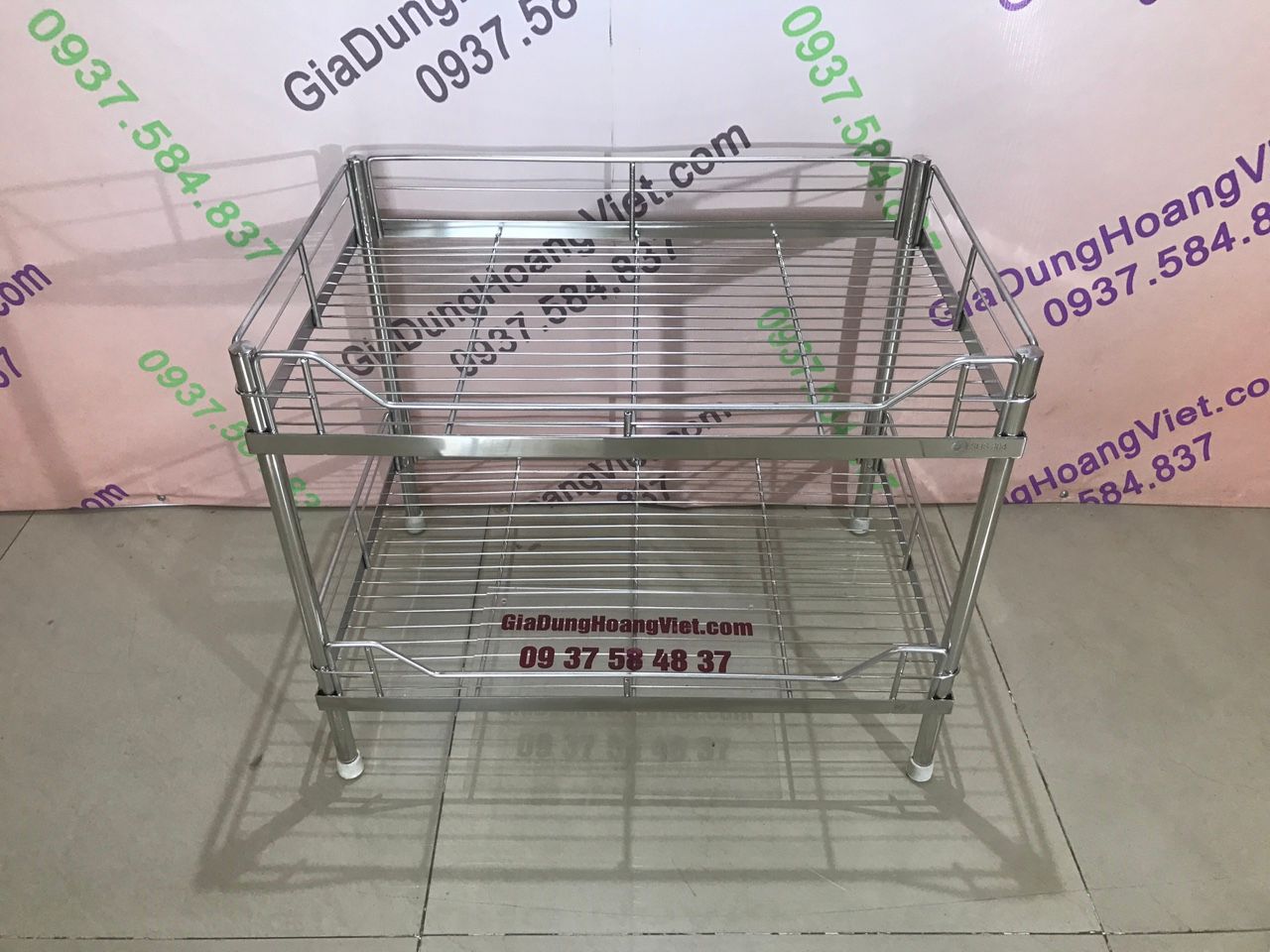 Kệ để chén inox 304 2 tầng| kệ chén inox 304 40 x 60 cm – CTY TNHH ...