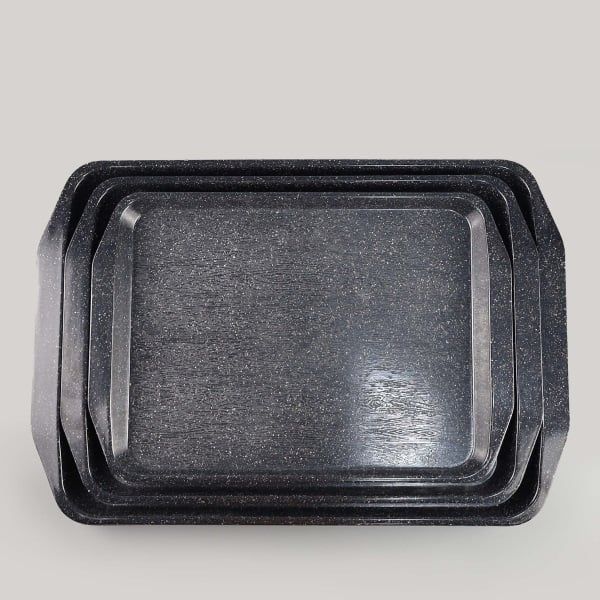 Khay Vân Gổ Granite Black