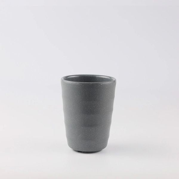Ly Melamine Nhám Xoắn Cao CV208 Granite Dark Grey Superware - 8.3 x 8.3 x 10.9cm