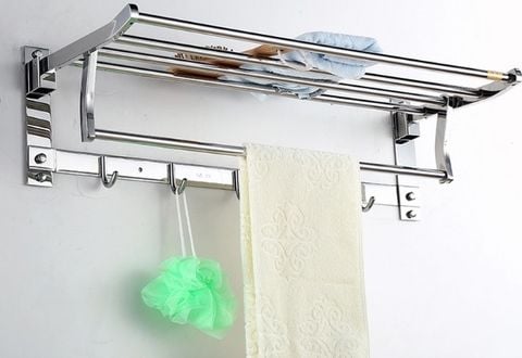 Máng Khăn inox 304 2 tầng