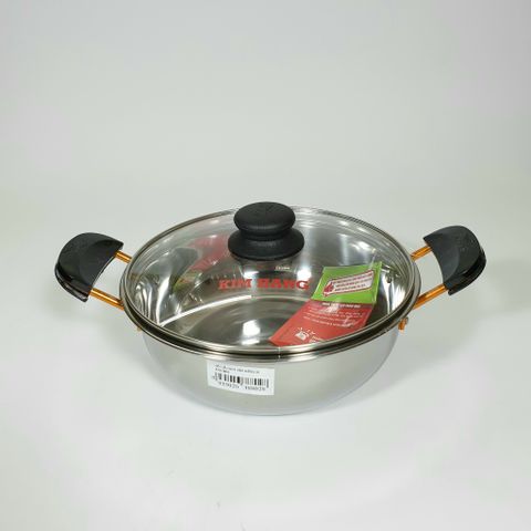 Nồi Lẩu Inox Nắp Kiếng Kim Hằng