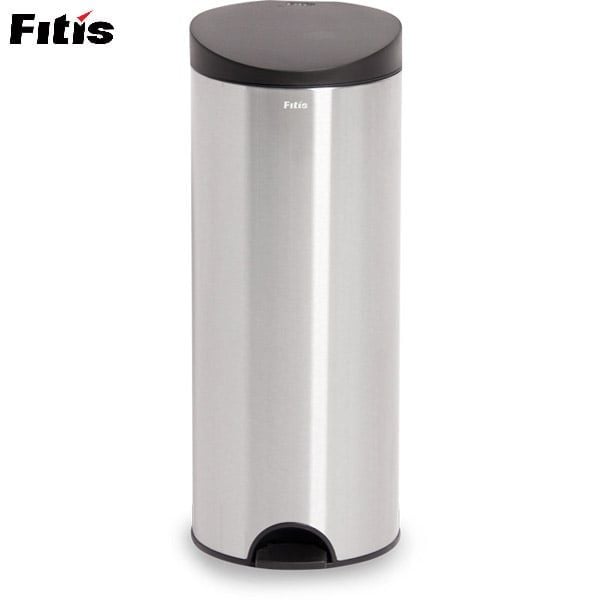 Thùng Rác Inox Fitis Đạp Tròn Lớn 15Lít