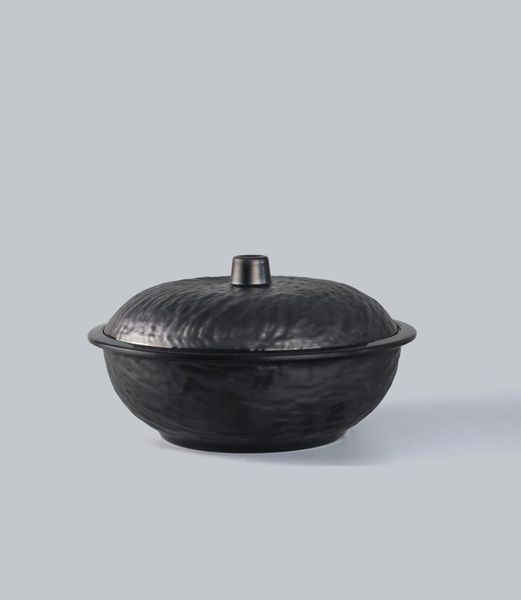 Thố Cơm Có Nắp Đen Nhám Superware