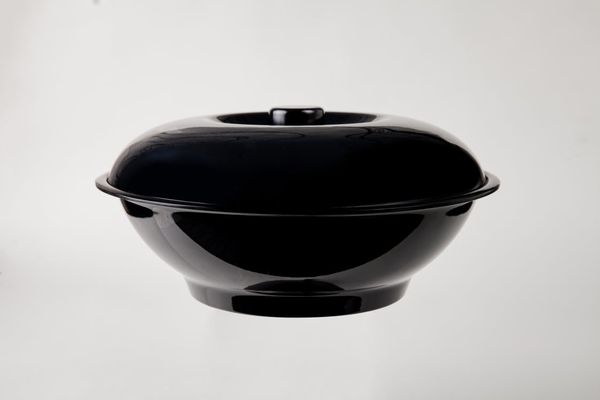 Thố Cơm Melamine Màu Đen Fataco