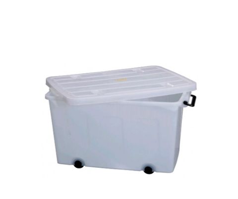 Thùng Nhựa Chữ Nhật Bánh Xe