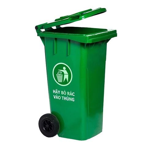 Thùng Rác Công Cộng Hiệp Thành 120L Nắp Kín