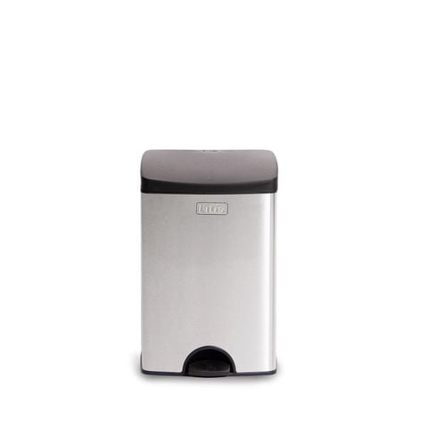 Thùng Rác Inox Fitis Đạp Vuông 15 Lít