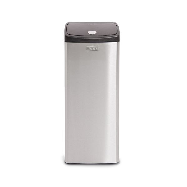 Thùng Rác Inox Fitis Nhấn Vuông 22 Lít