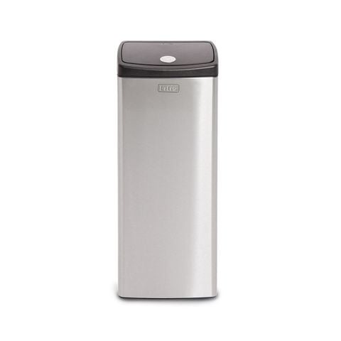 Thùng Rác Inox Fitis Nhấn Vuông 22 Lít