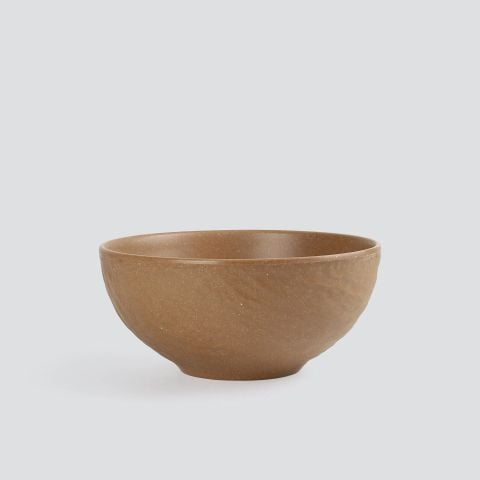 Tô Nhám Có Vân Clay Dark Brown