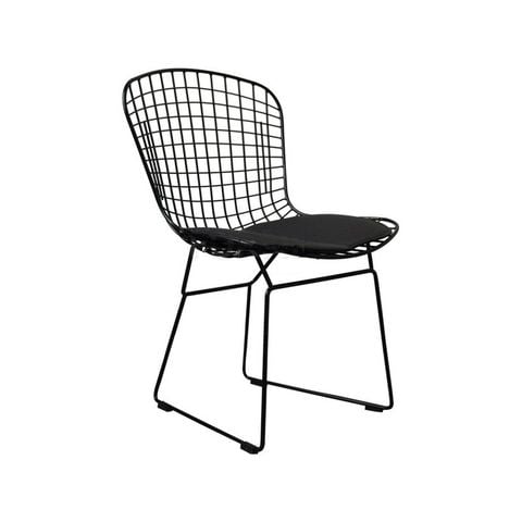 Ghế Thép Sơn Tĩnh Điện Có Nệm Lót PVC Harry Bertoia 1 Home'Furni - 59 x 52 x 80cm