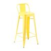 Ghế Bar Thép Sơn Tĩnh Điện Tolix H Stool With Backrest Home'Furni - 44 x 44 x 98cm