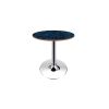 Bàn Trà Mặt Tròn, Chân Trụ Thép Mạ Chrome 3TT1011 - 600 x 600 x 620mm