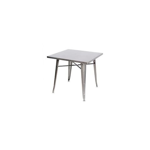 Bàn Thép Sơn Tĩnh Điện Mặt Vuông TOLIX 3TT-80 - 80x80x76cm