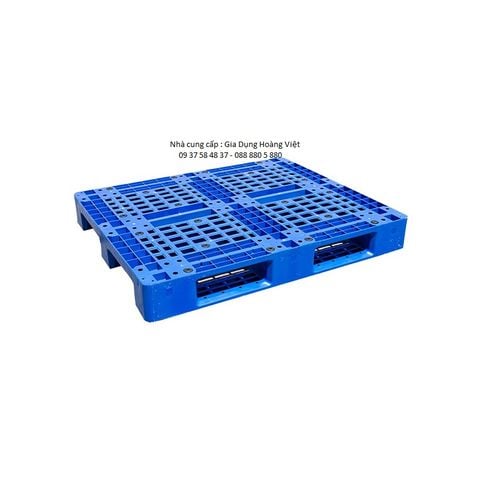 Pallet Nhựa Liền Khối Một Mặt Code 466 Hiệp Thành - 1200 x 1000 x H 150 (+/- 10mm)
