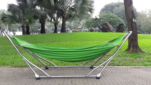 Bộ Võng Xếp Inox Mạ Crom Cao Cấp Tín Thành Phát