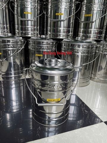 Xô Inox 304 Có Nắp Đậy