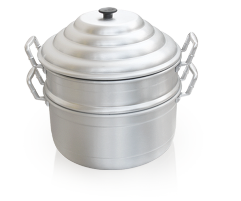 Xửng Hấp Bằng Nhôm Kim Hằng, 1 Đáy 1 Ngăn Xi Bóng - Nhiều Size