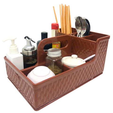 Khay Nhựa Đựng Đũa, Muỗng, Gia Vị Nhà Hàng Có Quai