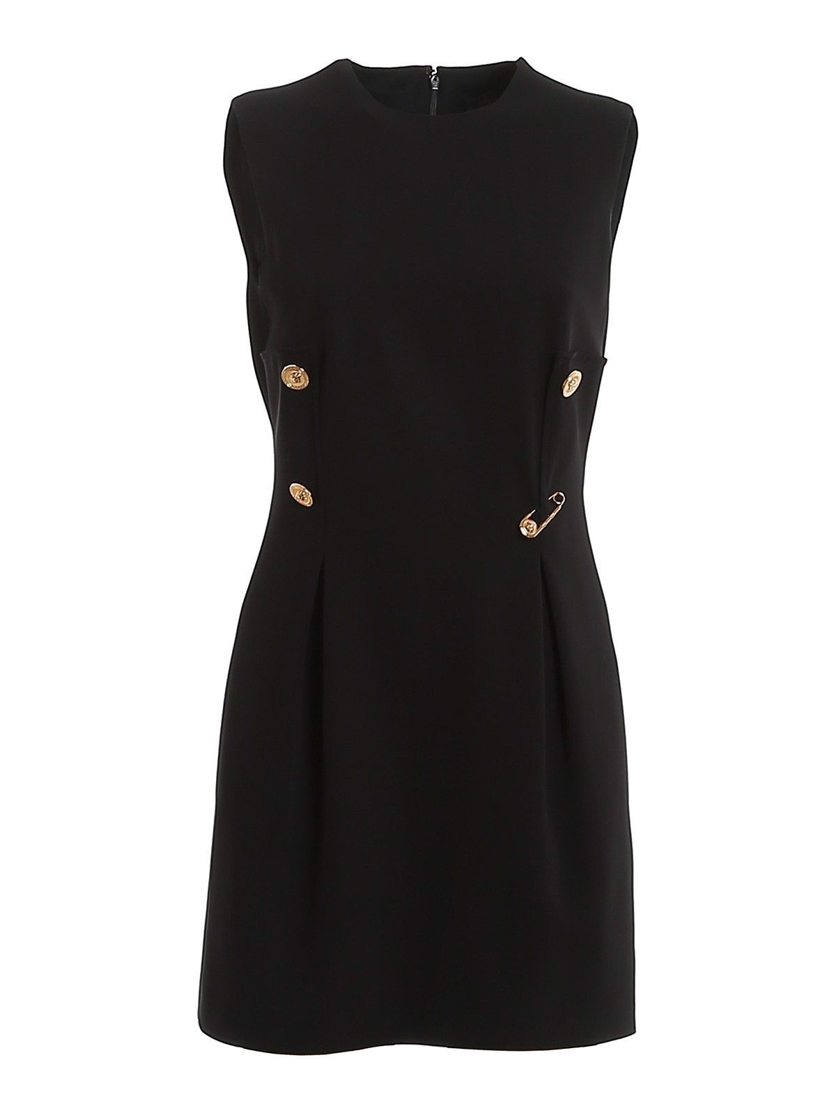 Black stretch viscose sheath dress – Jacqueline