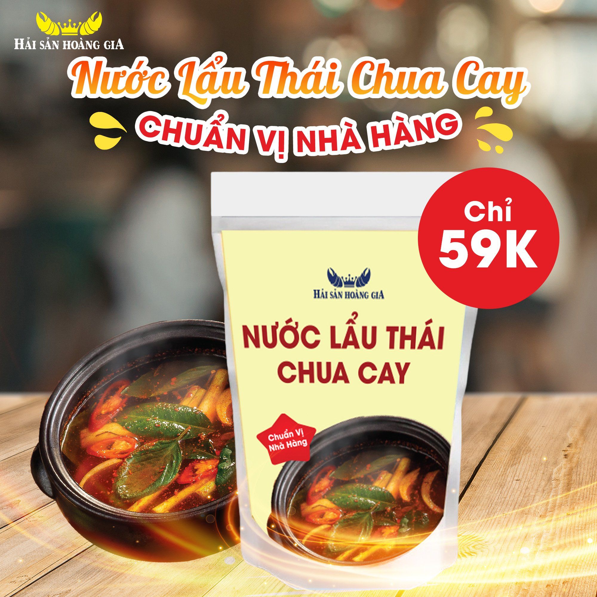  Gia Vị Đóng Gói - Nước Lẩu Thái Chua Cay 