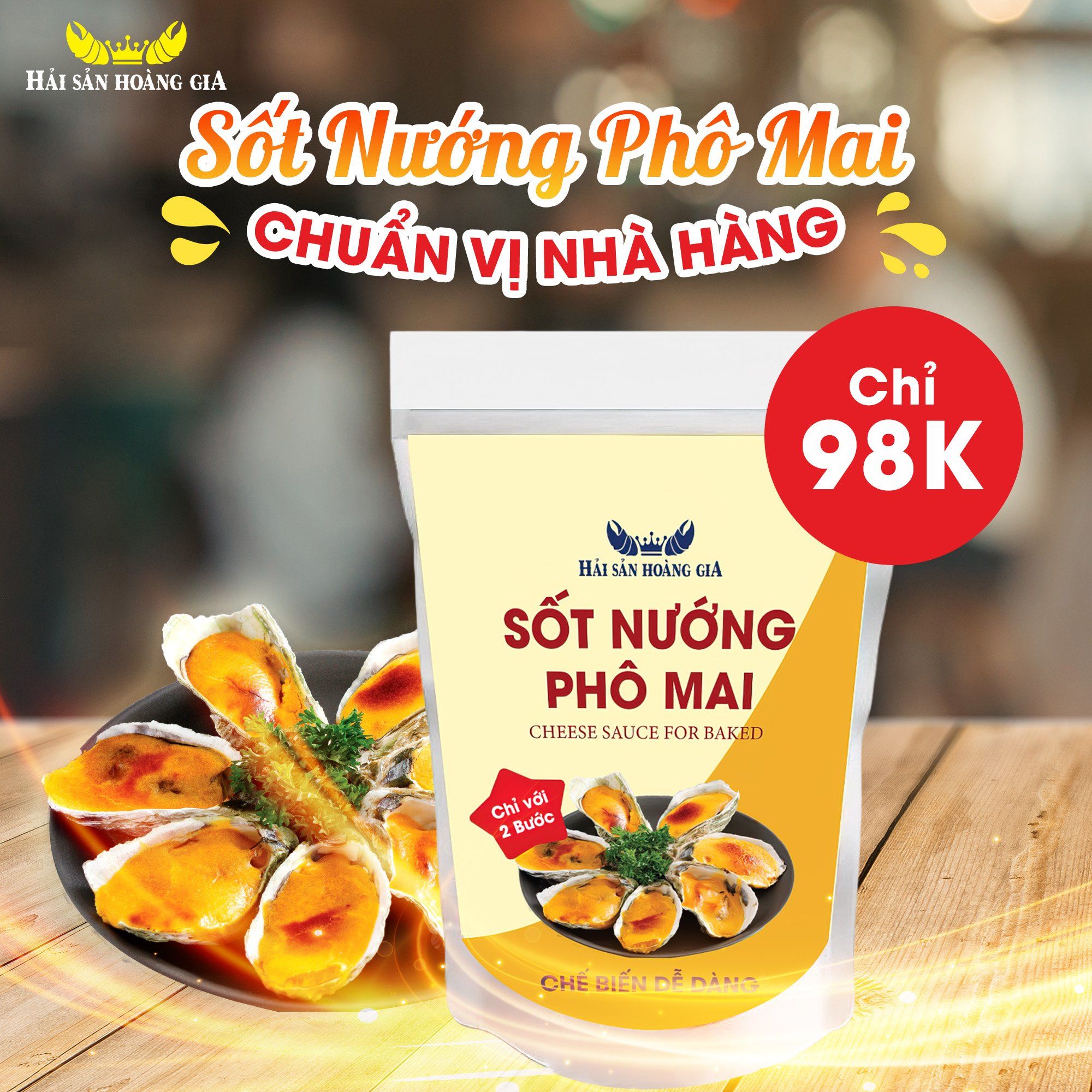  Gia Vị Đóng Gói - Sốt Nướng Phô Mai 