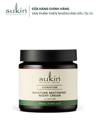 [HSD 2027] Sukin Kem Dưỡng Đêm Phục Hồi Da Hư Tổn & Ngừa Lão Hóa Moisture Restoring Night Cream 120ml