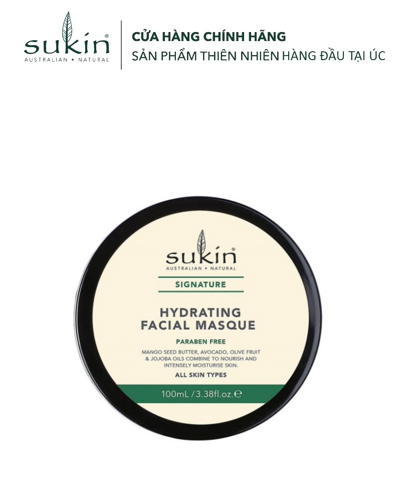 Sukin Mặt Nạ Cấp Ẩm Căng Mịn Da Hydrating Facial Masque 100ml