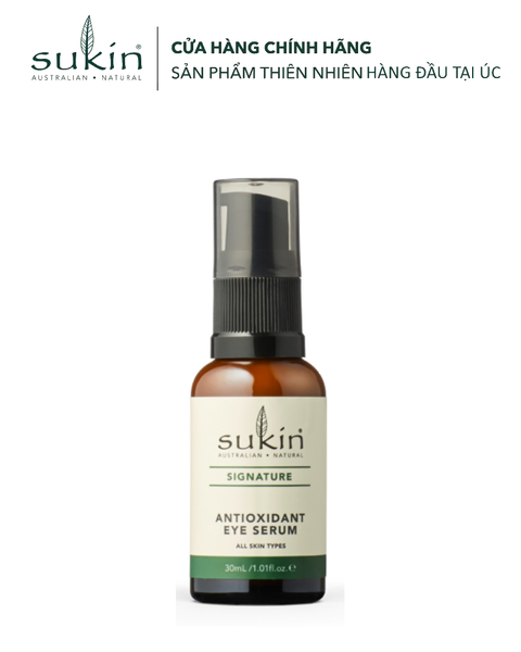 HSD 2026 Serum Giảm Bọng, Quầng Thâm & Nếp Nhăn Vùng Mắt Sukin Antioxidant Eye Serum 30ml