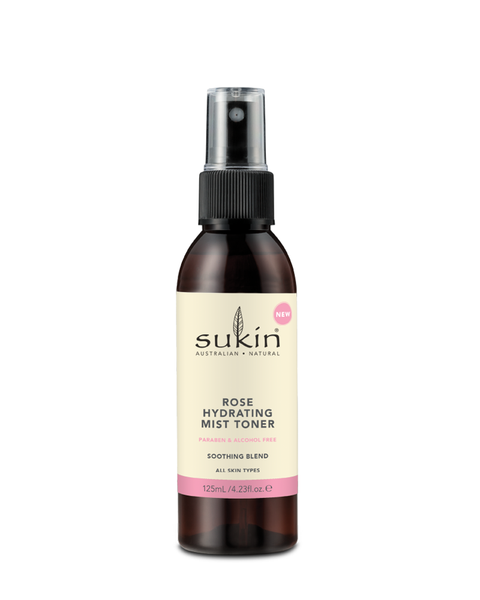 [HSD 2027] Sukin Nước Hoa Hồng Nguyên Chất Cấp Ẩm Kiêm Xịt Khoáng Rose Hydrating Mist toner 125ml