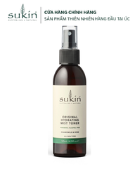 [HSD 2027] Sukin Nước Hoa Hồng Cấp Ẩm Kiêm Xịt Khoáng Hydrating Mist Toner 125ml