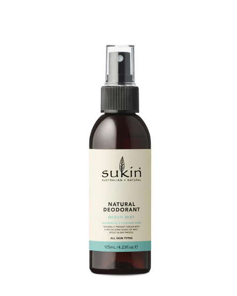 [HSD 2027] Sukin Xịt Khử Mùi Khô Thoáng Tự Nhiên Natural Deodorant Ocean Mist 125ml