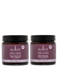 [HSD 2027] Combo Kem Dưỡng Ngày & Kem Dưỡng Đêm Chống Lão Hóa Chuyên Sâu Sukin Purely Ageless 120ml