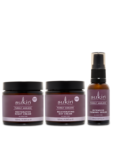 [hsd 2027] Combo Kem Dưỡng Ngày & Kem Dưỡng Đêm Chống Lão Hóa Chuyên Sâu & Serum Làm Săn Chắc Da Sukin Ageless