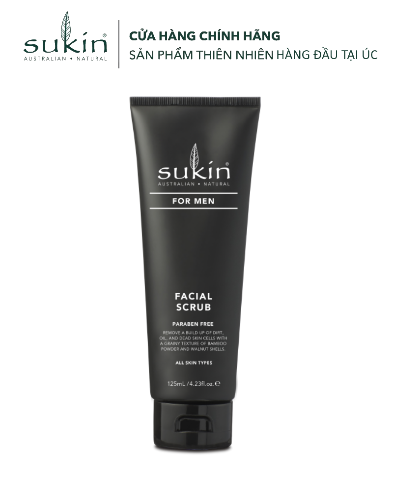 [HSD 2026] Sukin Tẩy Tế Bào Chết Dành Cho Nam Sukin Men Facial Scrub 125ml